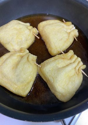 もち消費！餅巾着の甘辛煮-レシピのメイン写真