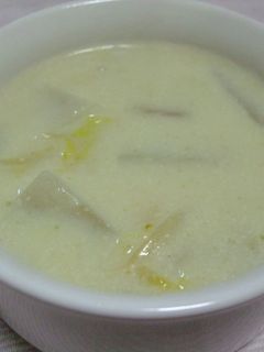 白菜と蕪の豆乳スープ-レシピのメイン写真