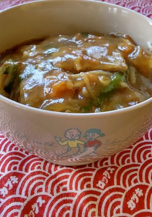 レバニラあんかけ丼♪-レシピのメイン写真