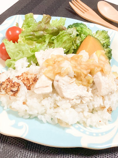 炊飯器でカオマンガイ-レシピのメイン写真