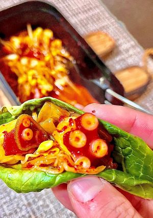 韓国チュクミ風♡たこの旨辛炒め煮-レシピのメイン写真