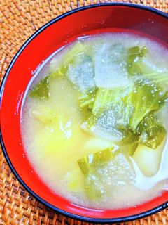 白菜と大根・じゃがいもの味噌汁-レシピのメイン写真
