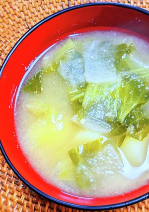 白菜と大根・じゃがいもの味噌汁-レシピのメイン写真