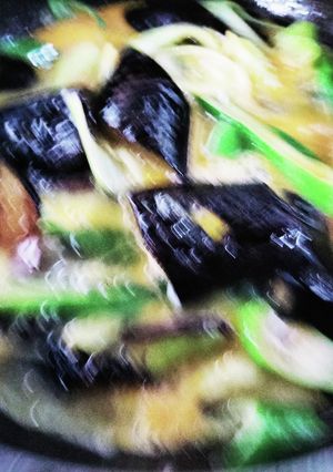 厨房ばあばぁ!茄子.ネギの丼。-レシピのメイン写真