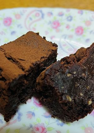 まるで生チョコ♡酒粕入りガトーショコラ-レシピのメイン写真