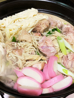 酒・塩コショウで、白菜の鶏もも鍋-レシピのメイン写真