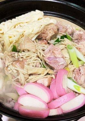 酒・塩コショウで、白菜の鶏もも鍋-レシピのメイン写真