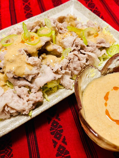 絶品!ヨーグルトのゴマだれ冷しゃぶ♬-レシピのメイン写真