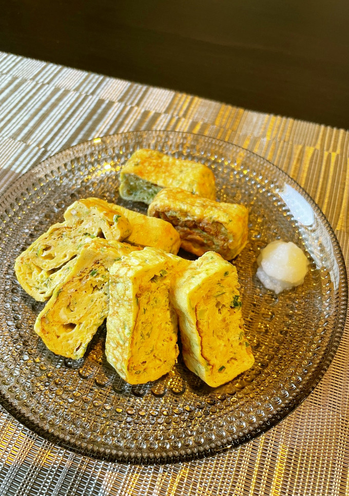 ★お好み焼き風 厚焼き卵★-レシピのメイン写真