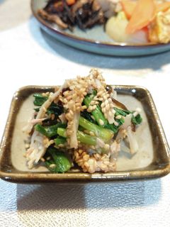ほうれん草とえのきのツナ昆布和え-レシピのメイン写真