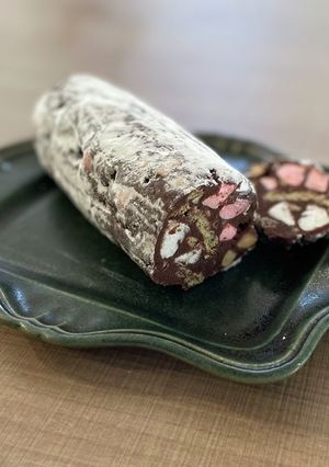 塩麹 の チョコサラミ-レシピのメイン写真