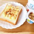 とろけるチーズバナナのスイーツ系ぱん