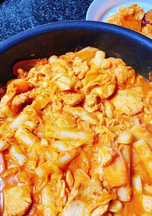 大人のタッカルビ☆しっとり塩麹鶏むね肉-レシピのメイン写真