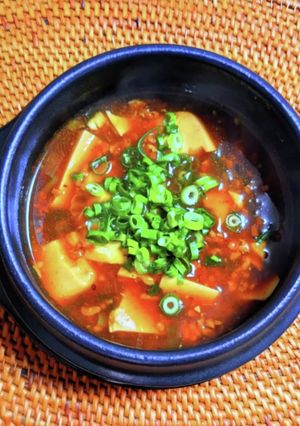 電子レンジで麻婆豆富-レシピのメイン写真