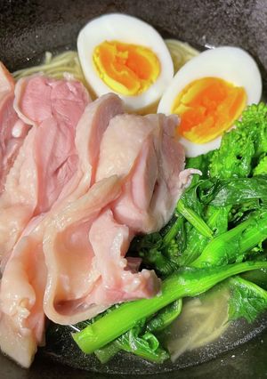 鶏そば（低温調理の鶏肉と中華そば）-レシピのメイン写真