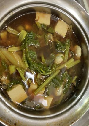 牡蠣の味噌鍋-レシピのメイン写真