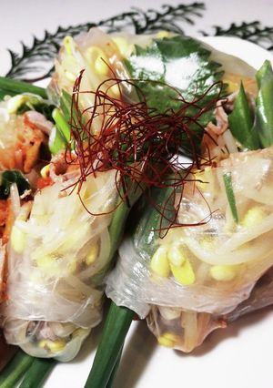 韓国風生春巻-レシピのメイン写真