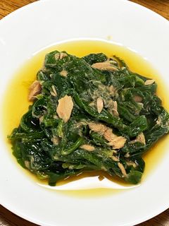 春菊とツナの煮浸し-レシピのメイン写真
