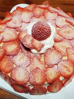 苺 ミルクレープ 抹茶 ケーキ 可愛い-レシピのメイン写真