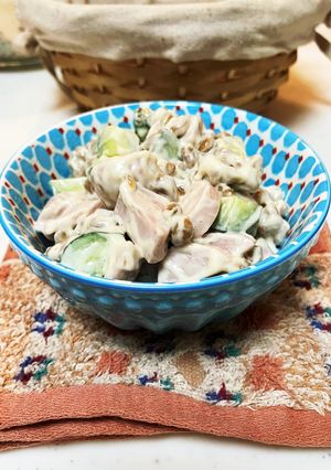 発酵食品は最高　納豆サラダ丼-レシピのメイン写真