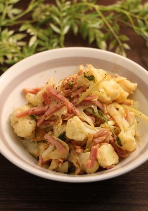 簡単！カリフラワーのマヨ味噌ソテー-レシピのメイン写真