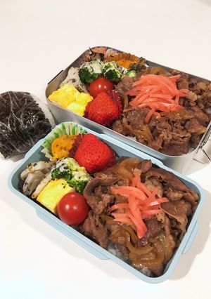 高1娘、社会人息子　弁当　23/1/30-レシピのメイン写真
