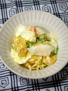カブとキャベツとはっさくのタマゴサラダ-レシピのメイン写真