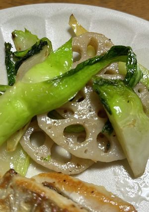 めちゃ美味！子持ち高菜のれんこん炒め！！-レシピのメイン写真