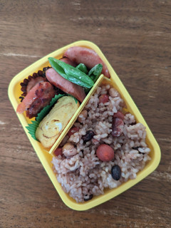 JK☆お豆玄米ご飯弁当♪-レシピのメイン写真