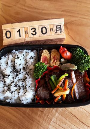 2023.1/30 中学生男子お弁当-レシピのメイン写真