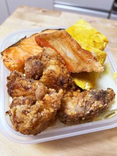 カリカリ白つゆ唐揚げ☆かにかま唐揚げ弁当-レシピのメイン写真