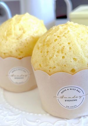 ふわふわ！可愛い！HM！たまご蒸しパン！-レシピのメイン写真