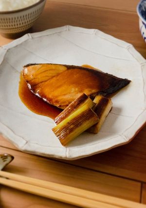 ＊ぶりと焼きねぎの甘辛あん＊-レシピのメイン写真