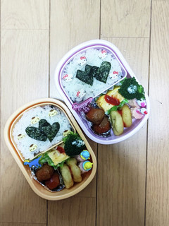 お弁当 双子 記録用◇♢-レシピのメイン写真