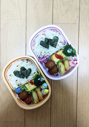 お弁当 双子 記録用◇♢-レシピのメイン写真