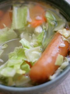 朝の3分でふんわりキャベツのスープ-レシピのメイン写真