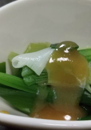 葉玉葱のぬた-レシピのメイン写真