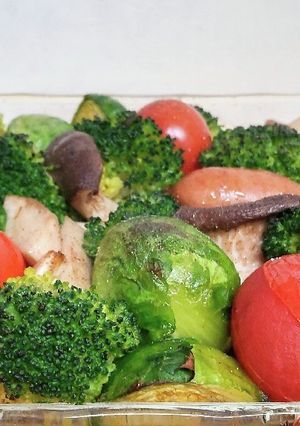芽キャベツを使った簡単グリル焼き-レシピのメイン写真