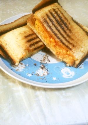 ホット豆腐入りたまごサンド-レシピのメイン写真