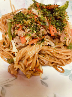 ゼンブヌードル(豆ヌードル)で焼きそば-レシピのメイン写真