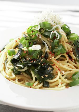 鳴門わかめのナムルパスタ-レシピのメイン写真