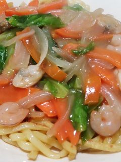 海鮮あんかけ焼きそば-レシピのメイン写真
