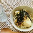 お一人様のお豆腐丼❤️
