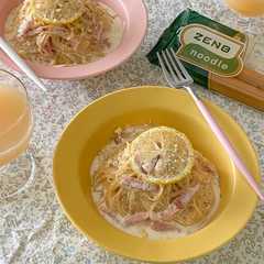 低糖質レモンクリームパスタ-レシピのメイン写真