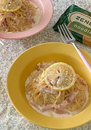 低糖質レモンクリームパスタ-レシピのメイン写真