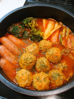 簡単!絶品!激ウマ!トマトカレー鍋♪-レシピのメイン写真