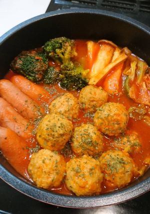 簡単！絶品！激ウマ！トマトカレー鍋♪-レシピのメイン写真