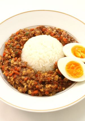 納豆キーマカレー-レシピのメイン写真