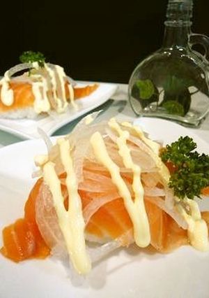 洋風☆ｵﾆｵﾝﾏﾖｻｰﾓﾝ寿司-レシピのメイン写真