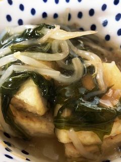 鍋の残り野菜で!揚げない揚げ出し豆腐-レシピのメイン写真